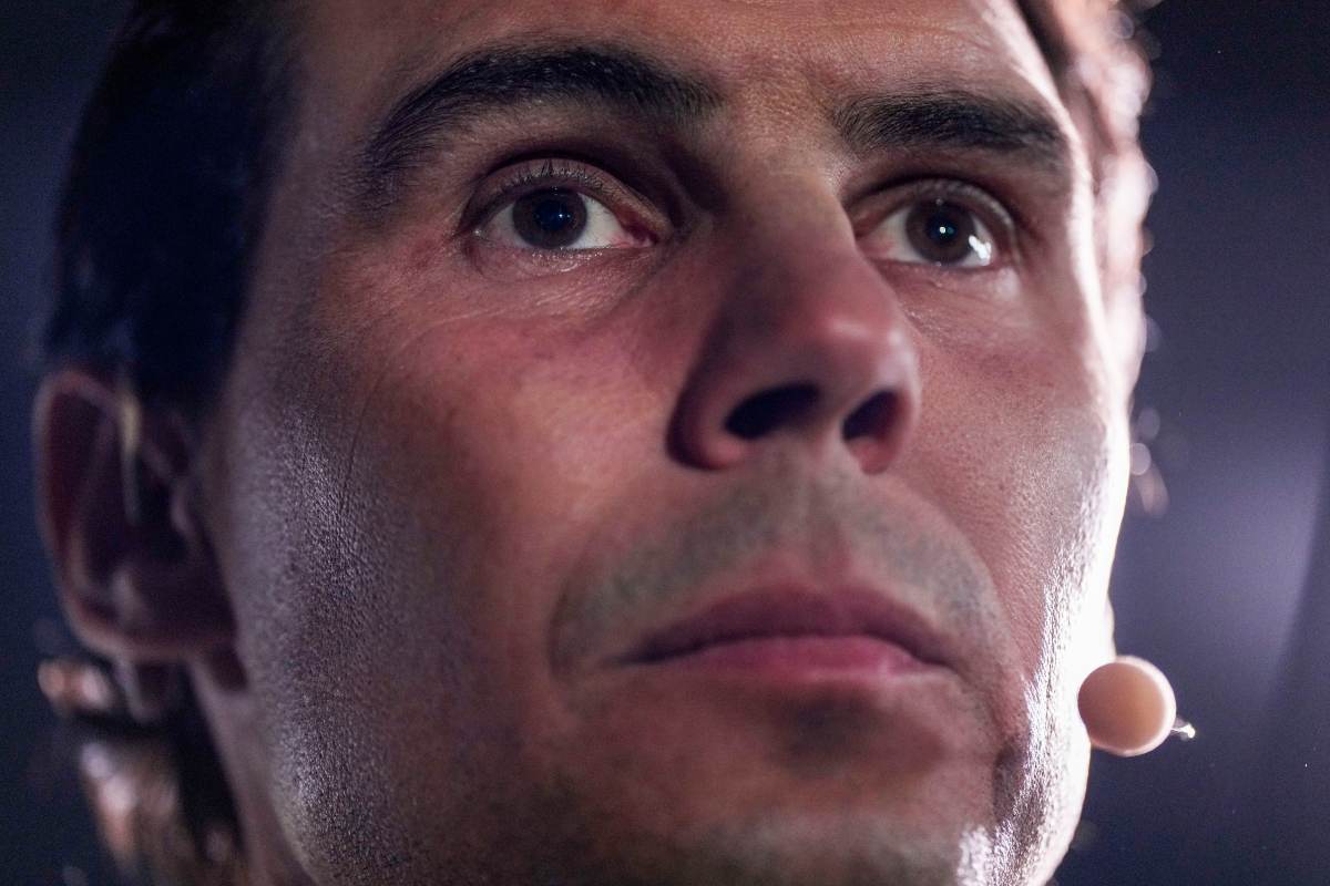 Primo piano di Rafael Nadal
