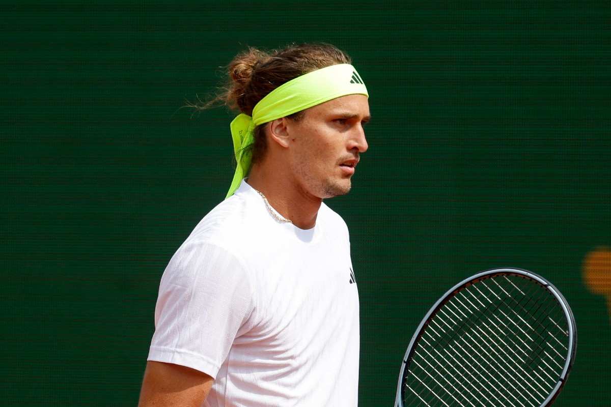 Sascha Zverev concentrato a Monte Carlo