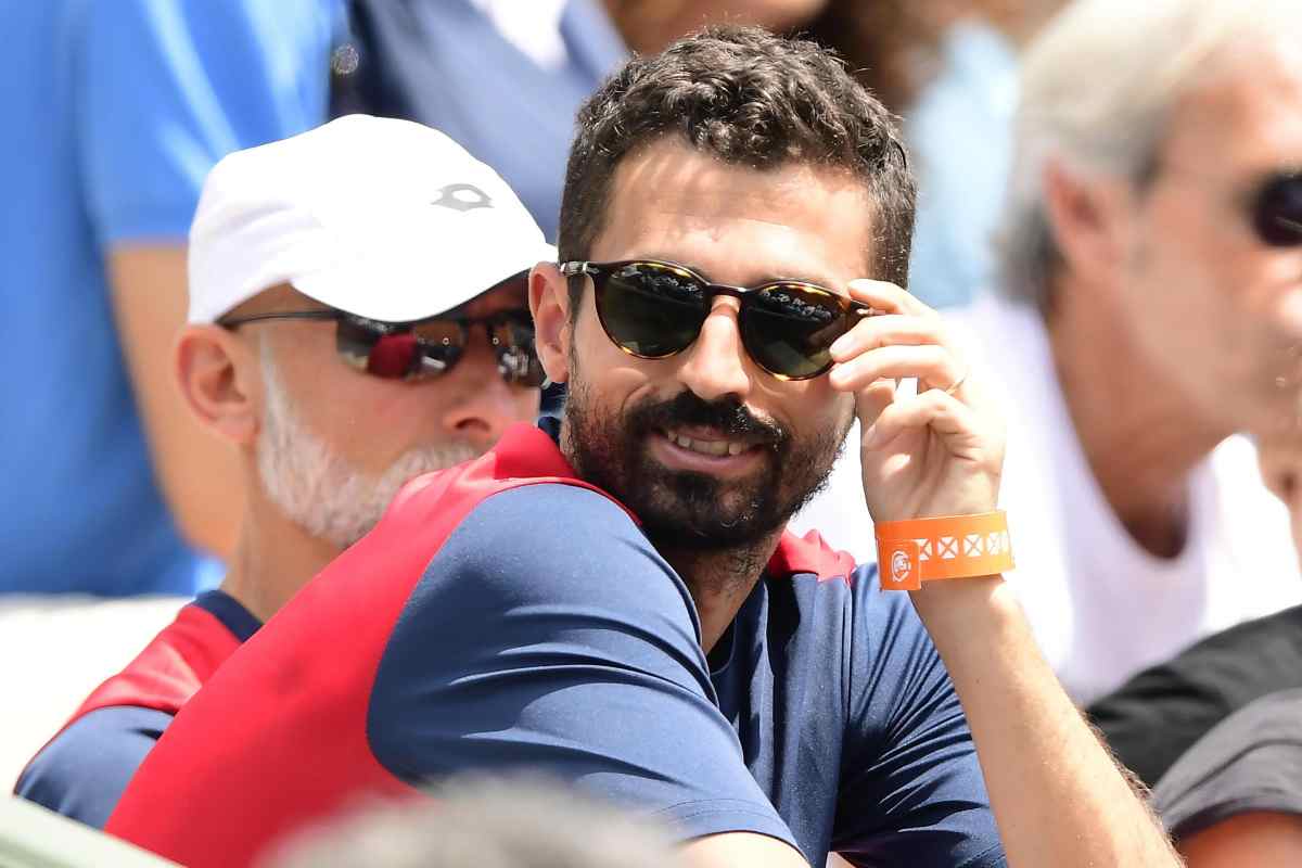 Simone Vagnozzi in tribuna