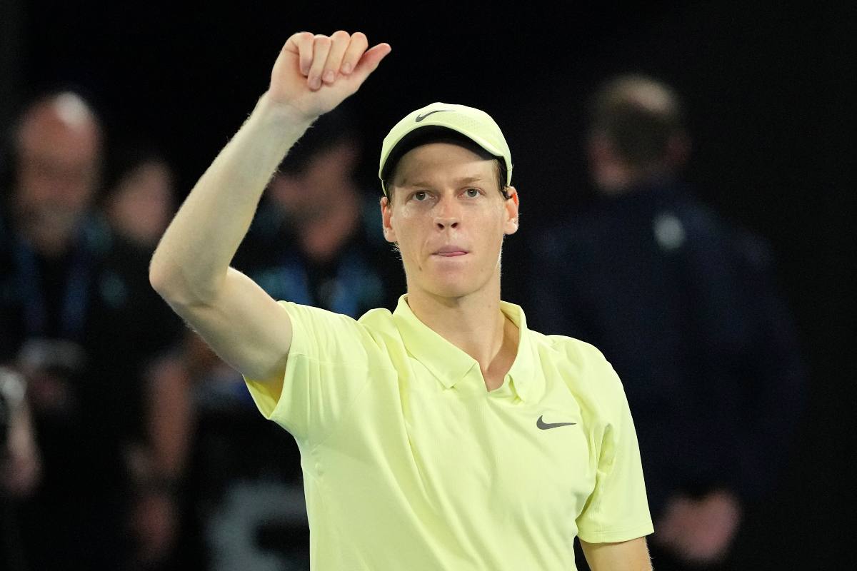 Jannik Sinner in occasione degli Australian Open