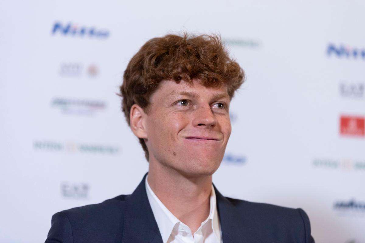 Jannik Sinner in conferenza stampa