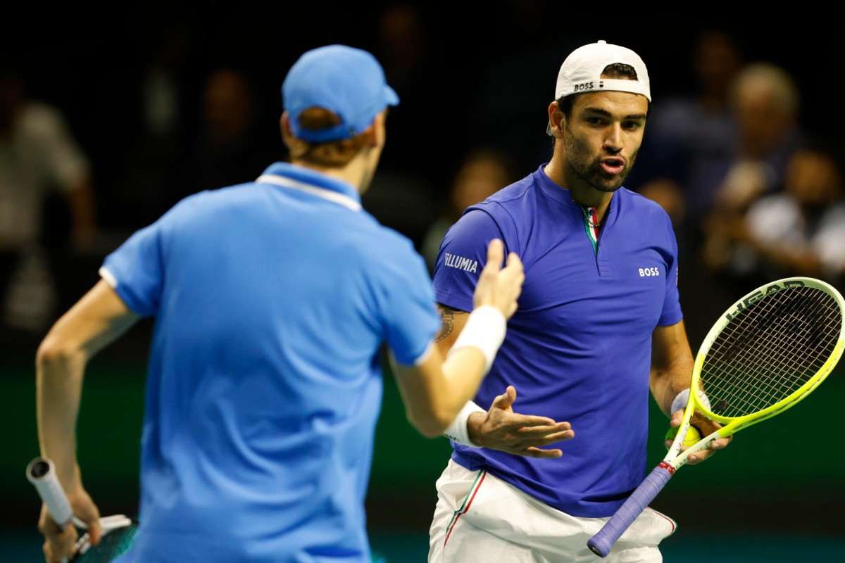 Sinner e Berrettini insieme in Coppa Davis