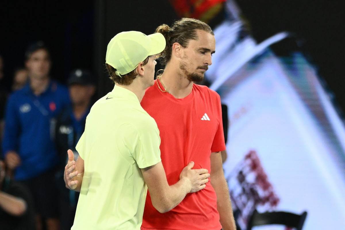 Sinner e Zverev si salutano a Melbourne