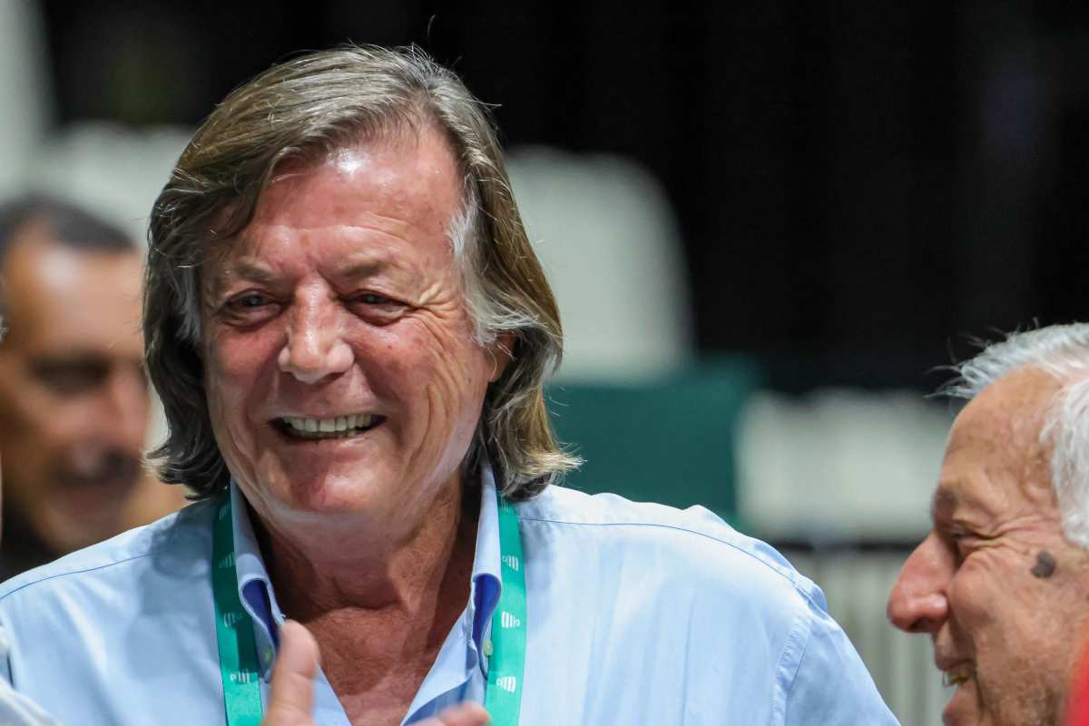 Primo piano di Adriano Panatta sorridente