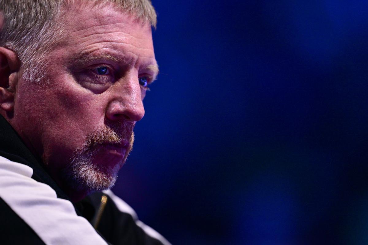 Boris Becker in primo piano