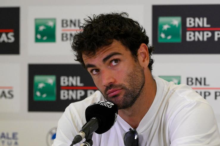 Matteo Berrettini in conferenza stampa