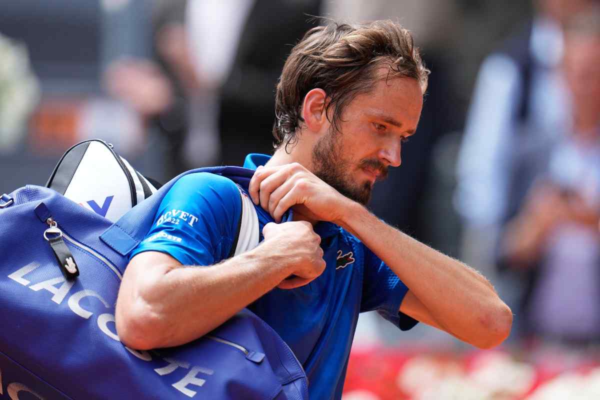 Il tennista russo Daniil Medvdev