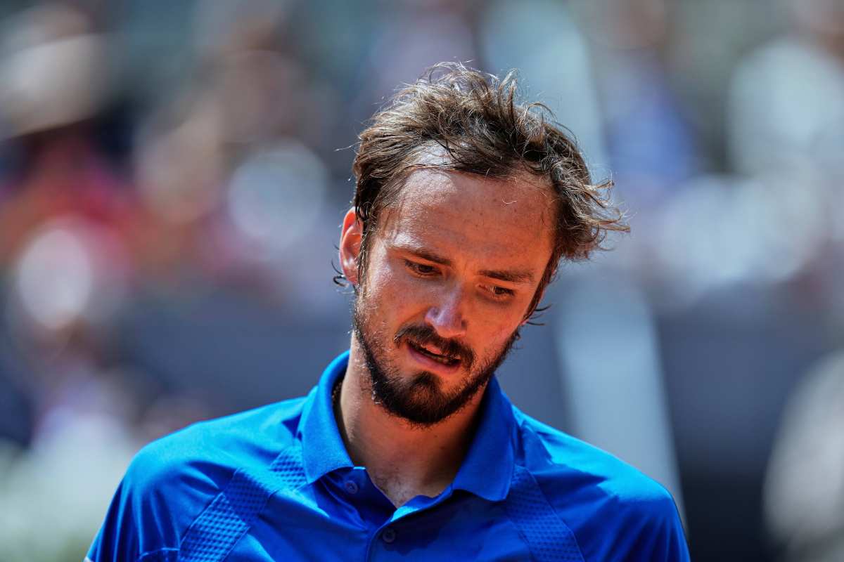 Il tennista russo Daniil Medvedev