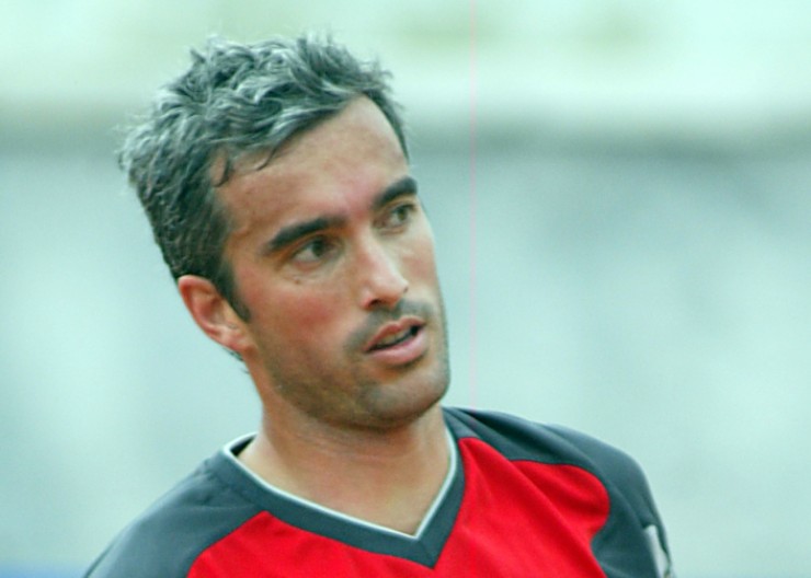 Davide Sanguinetti in una foto di 21 anni fa