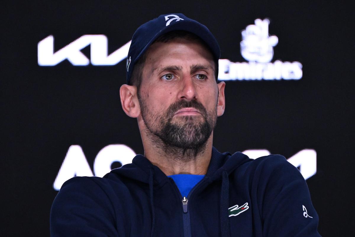 Djokovic in conferenza stampa