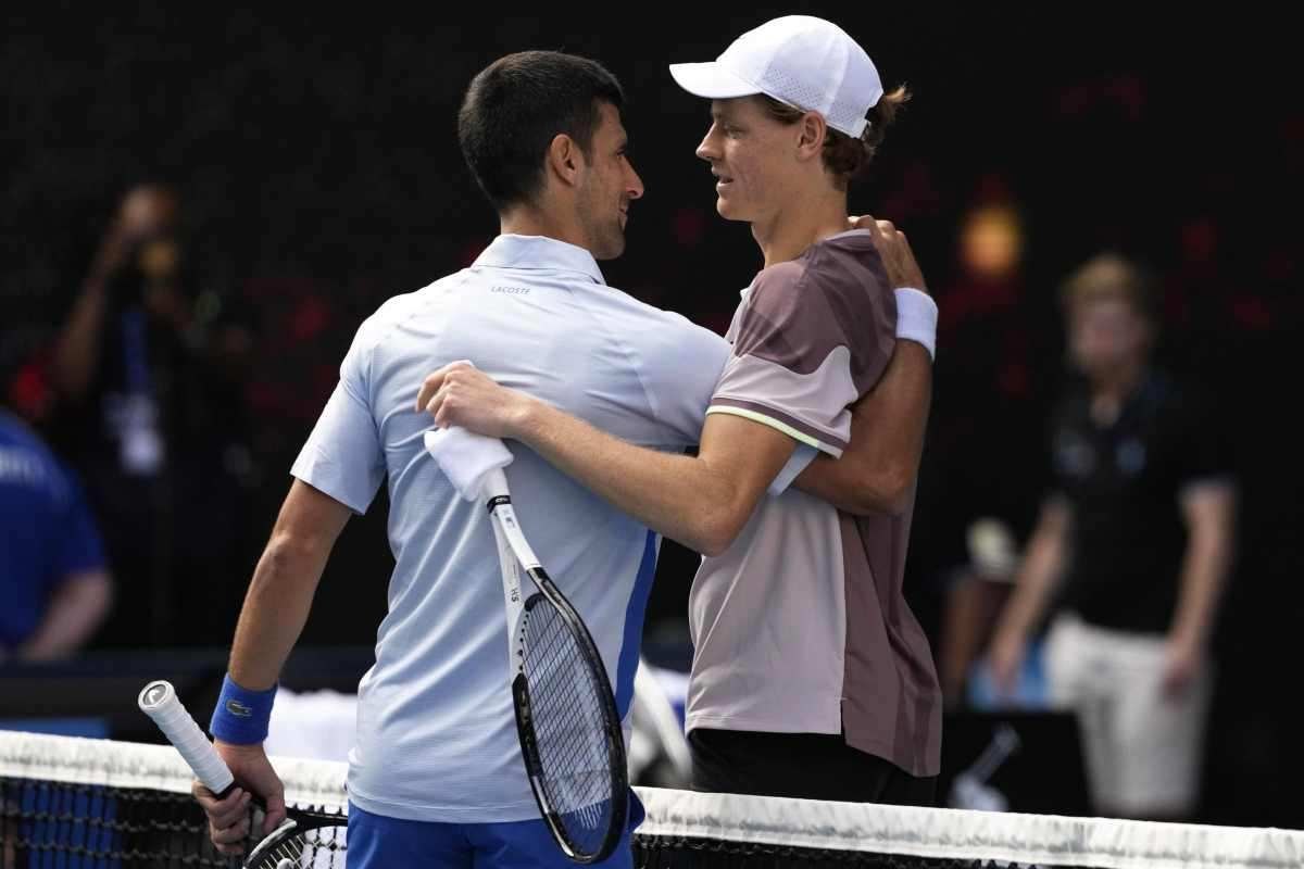 Djokovic e Sinner