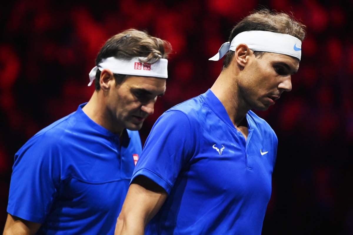 Federer e Nadal insieme a testa bassa