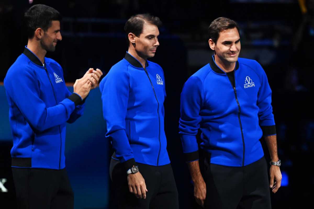 Nadal Federer e Djokovic alla Laver Cup
