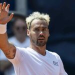 Fabio Fognini saluta il pubblico
