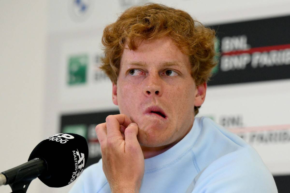 Jannik Sinner in conferenza stampa