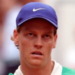 Jannik Sinner durante una fase di gioco contro Jiri Leheckka