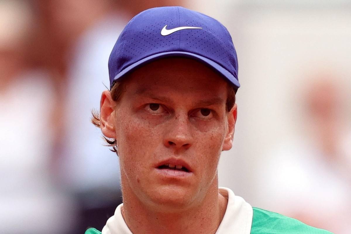 Jannik Sinner durante una fase di gioco contro Jiri Leheckka