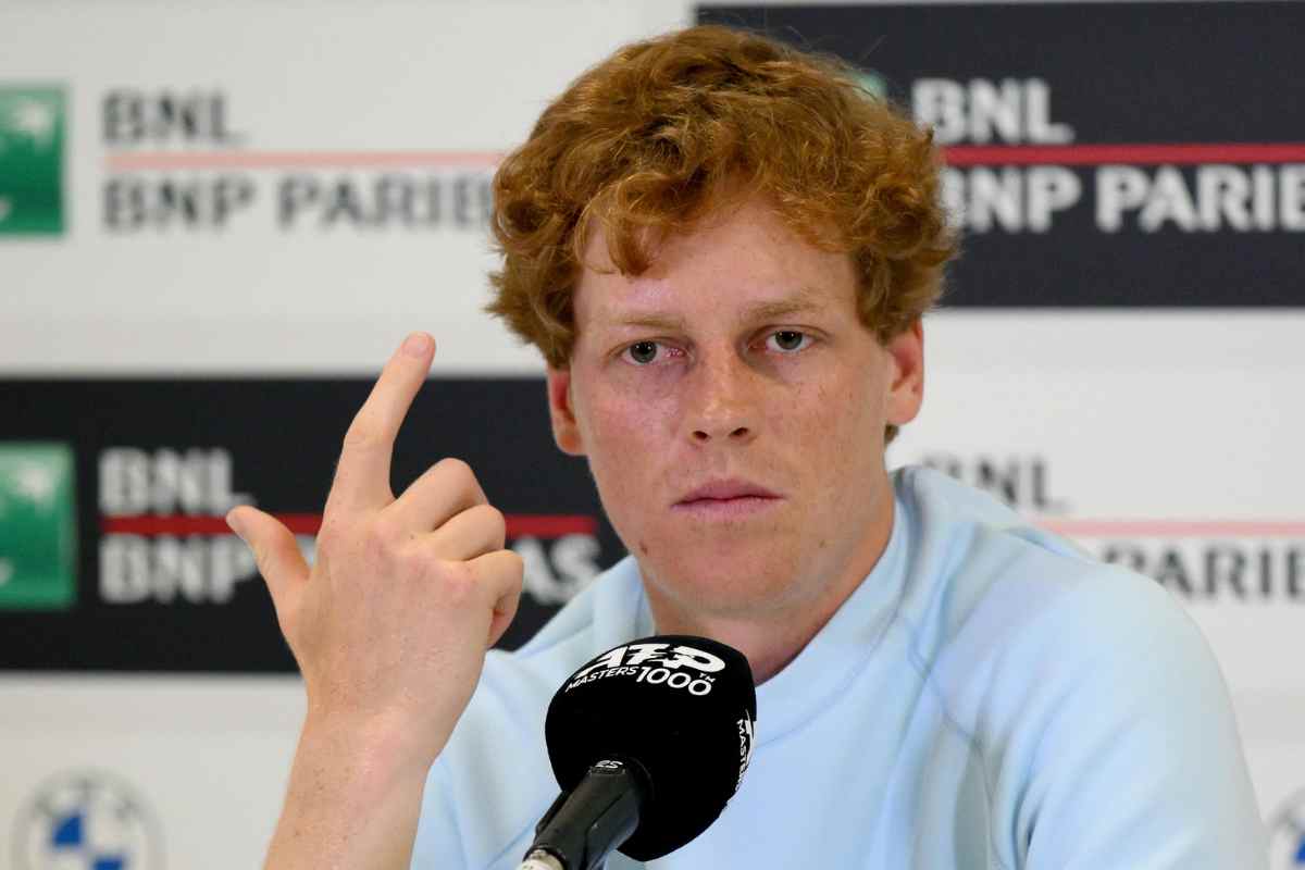Jannik Sinner in conferenza stampa