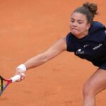 Jasmine Paolini in campo a Roma