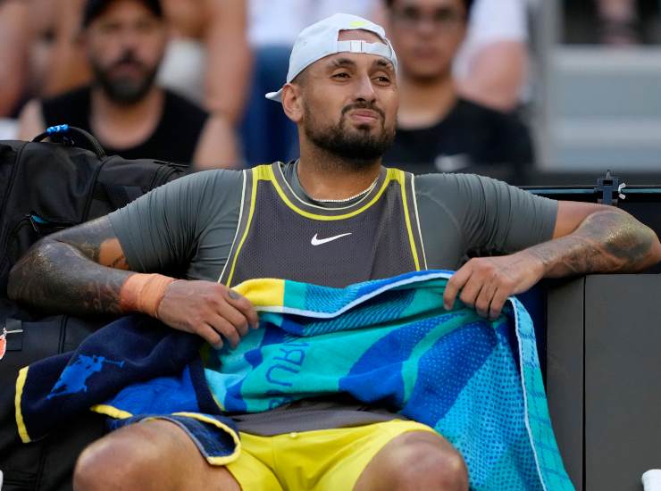 Il tennista australiano Nick Kyrgios