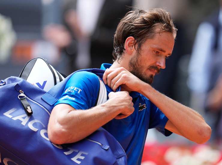 Il tennista russo Daniil Medvedev