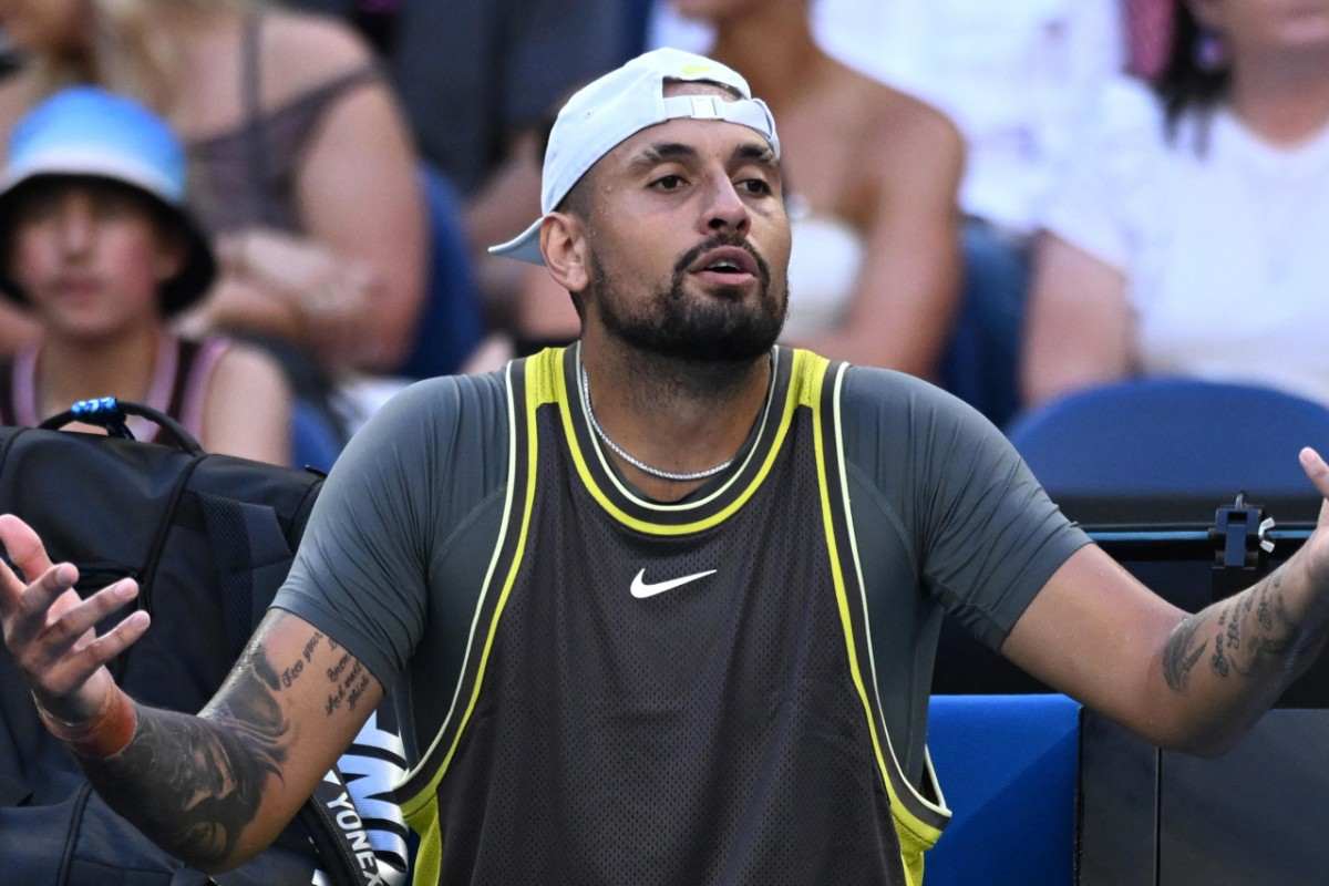 Nick Kyrgios in una delle sue ultime esibizioni
