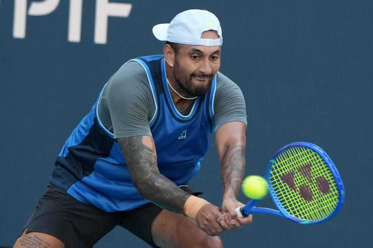 Il tennista australiano Nick Kyrgios