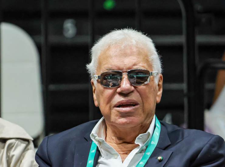 L'ex tennista e leggenda Nicola Pietrangeli