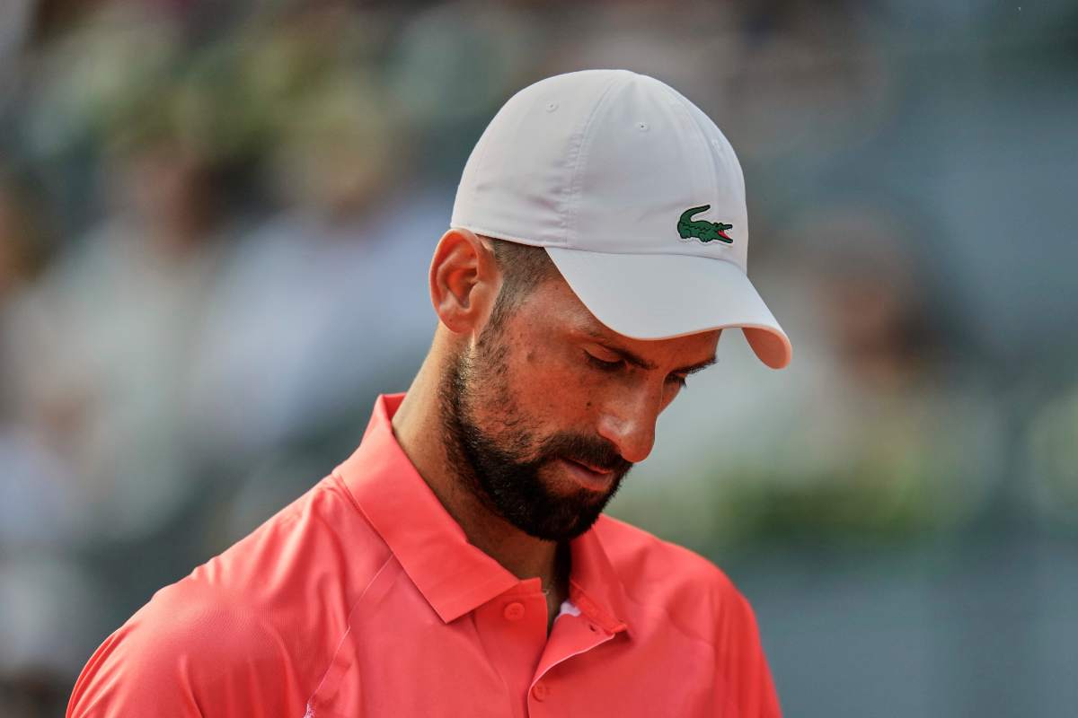 Il tennista serbo Novak Djokovic