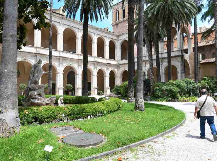 Giardino all'interno del Palazzo Venezia di Roma