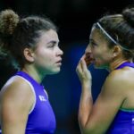 Paolini ed Errani a colloquio in Billie Jean King Cup
