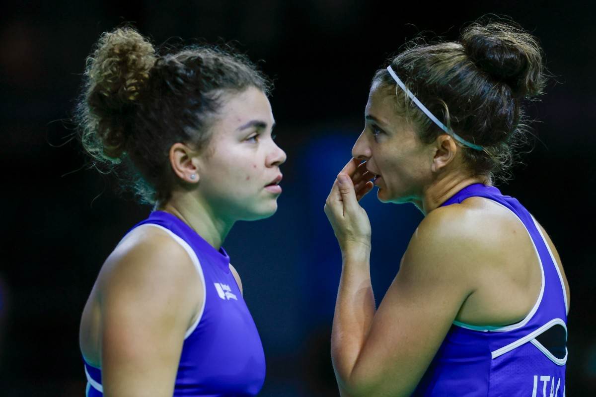 Paolini ed Errani a colloquio in Billie Jean King Cup