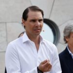 Rafa Nadal nel corso di un evento in Spagna