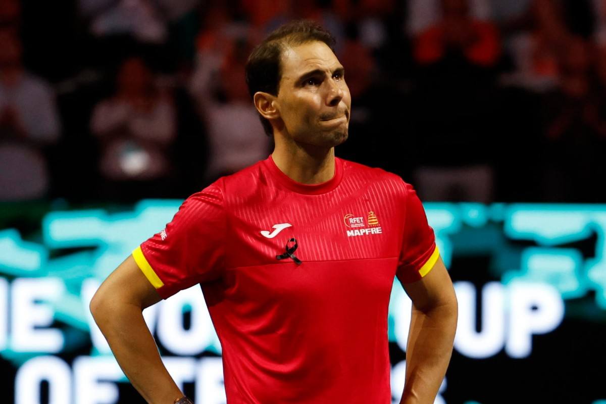 Rafa Nadal in lacrime a Malaga