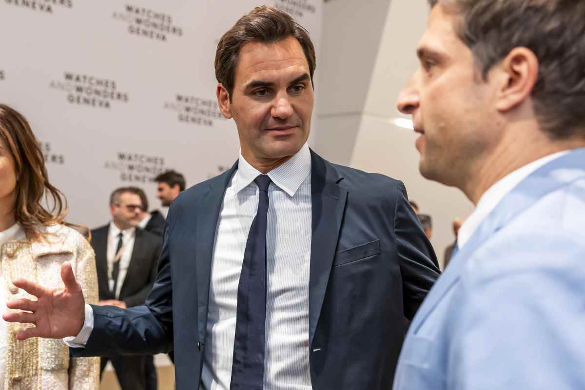 Roger Federer ad un evento