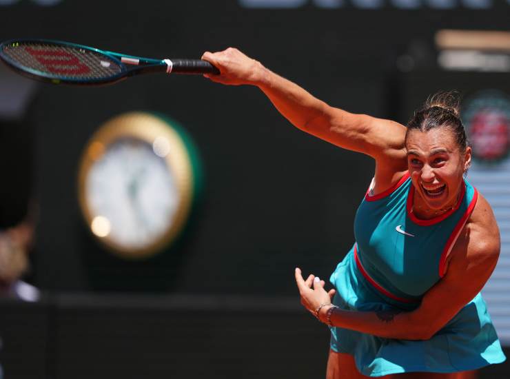 La tennista bielorussa Aryna Sabalenka
