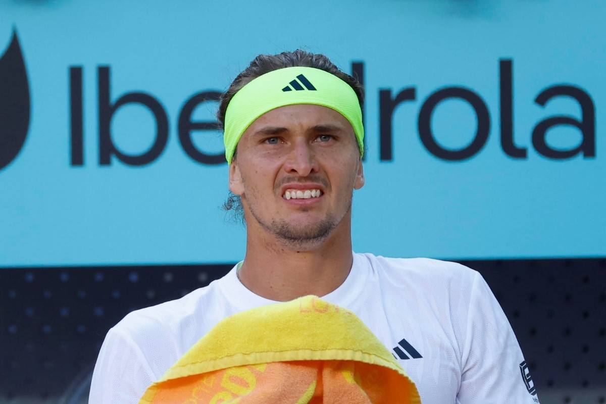 Sascha Zverev al cambio campo a Madrid