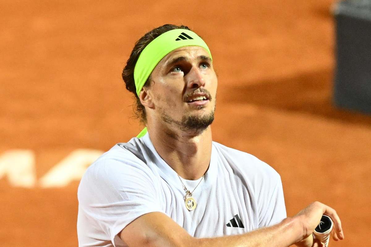 Sascha Zverev indispettito nel match contro Musetti