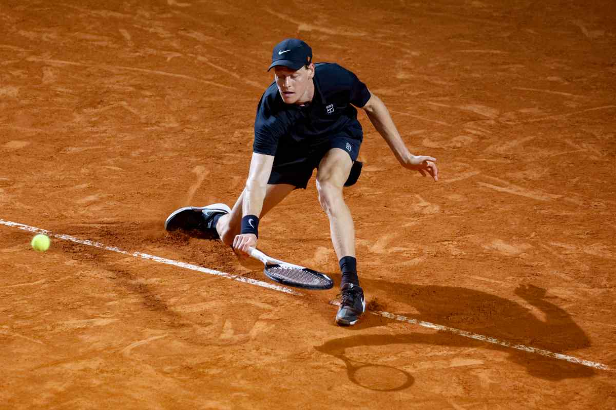 Sinner in campo a Roma