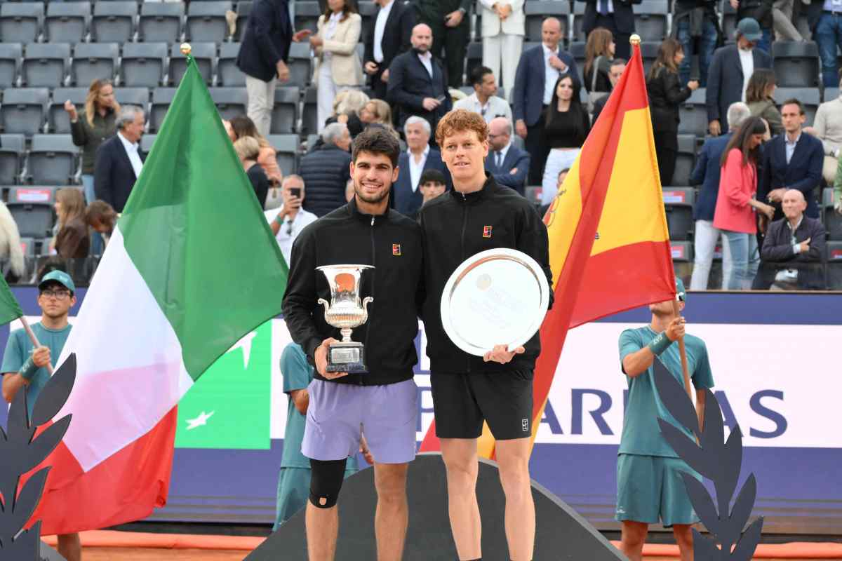 Sinner e Alcaraz a Roma