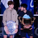 I tennisti Jannik Sinner e Carlos Alcaraz