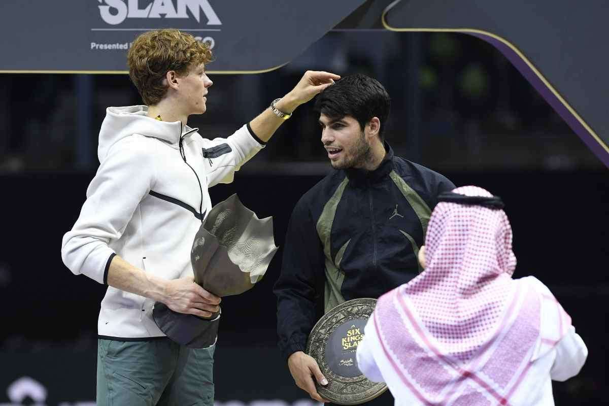 Jannik Sinner e Carlos Alcaraz