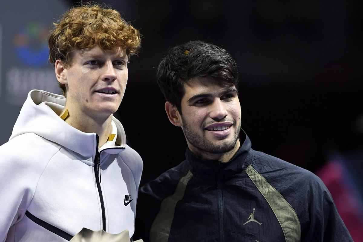 Jannik Sinner e Carlos Alcaraz