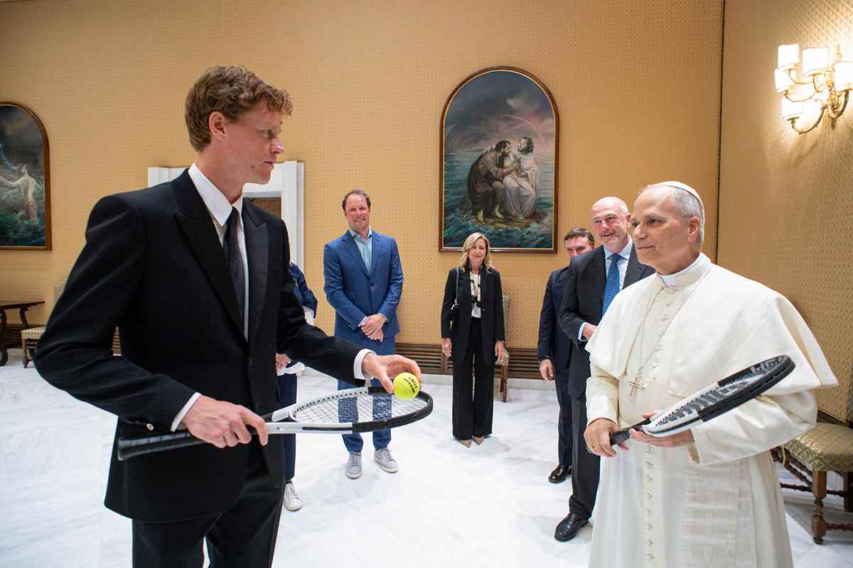 Sinner incontra Papa Leone XIV