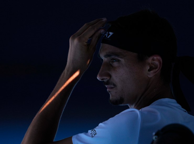 Il tennista piemontese Lorenzo Sonego