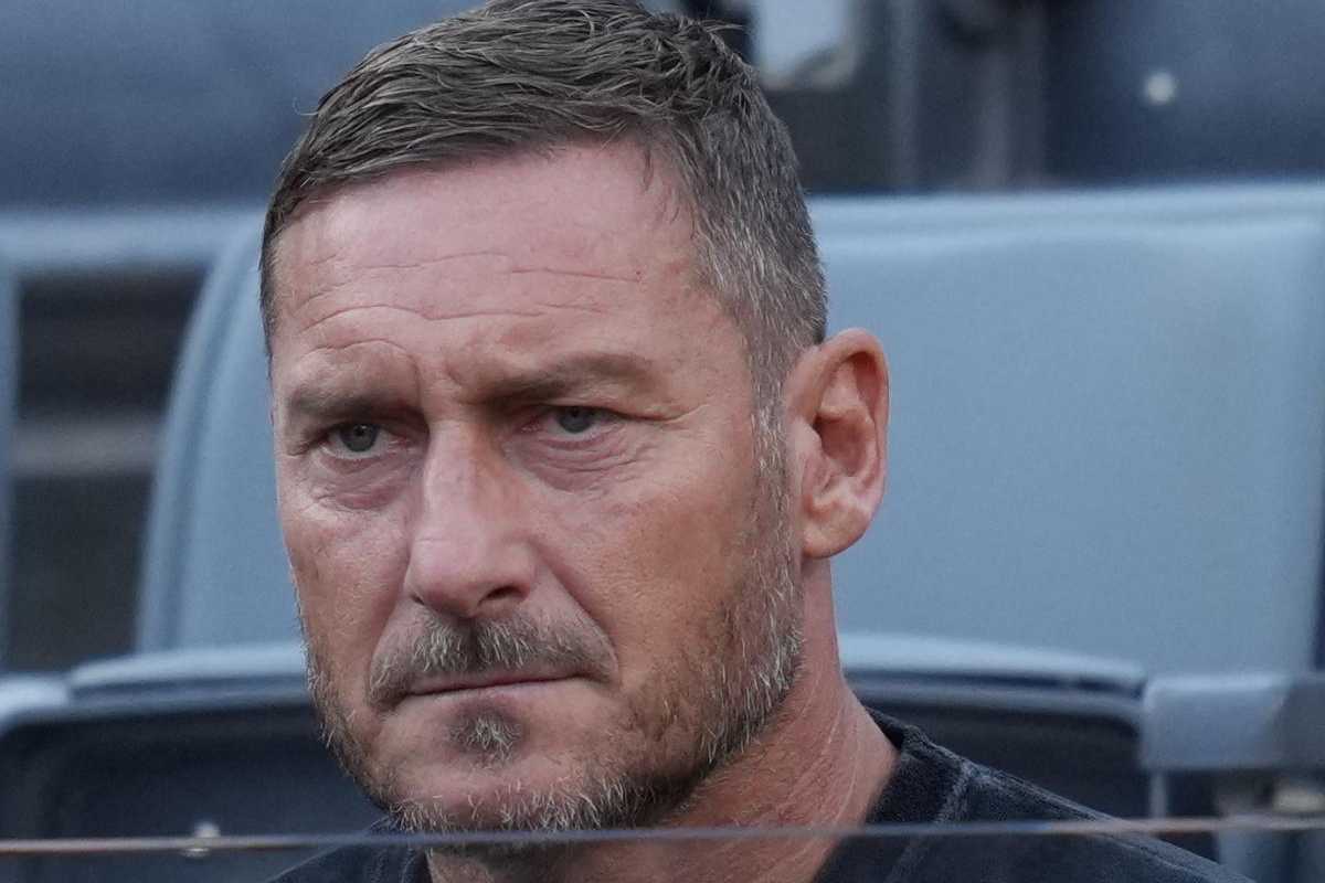 Francesco Totti in primo piano