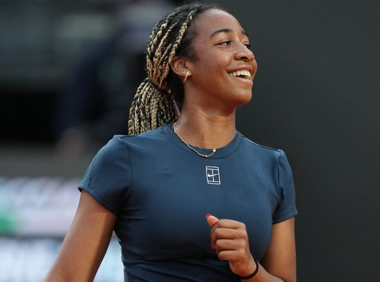 La giovane tennista Tyra Caterina Grant agli Internazionali BNL d'Italia