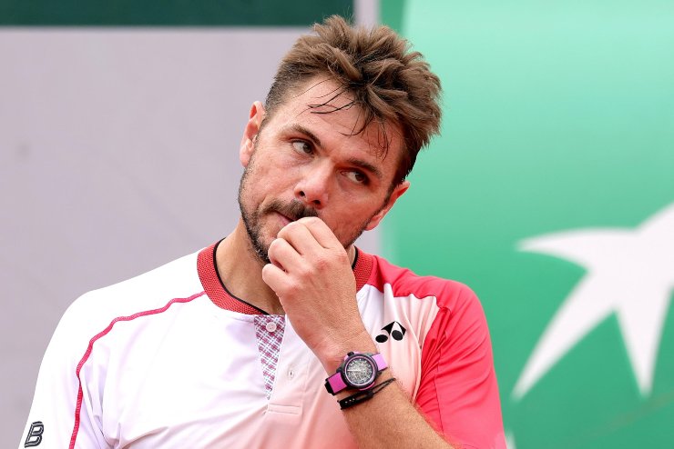 Stan Wawrinka perplesso a Parigi
