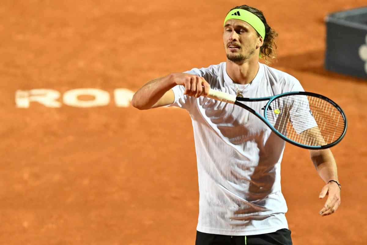 Alexander Zverev in campo