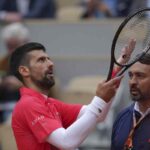Djokovic discute con il giudice di sedia